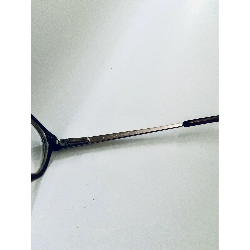 Kate Spade Brown Cat Eye Square Glasses W Gold Metal Temple Manuela 0ERV 140